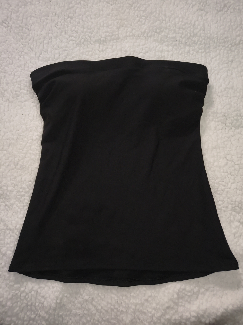 Strapless Black Muscle Tee - Women's Tube Top
